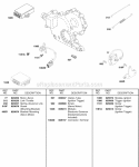 Servo Motor Modules Springs Diagram and Parts List for 584447-0205-E2  Briggs and Stratton Engine